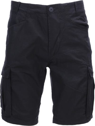 Fostex Garments - Cargo shorts stonewashed (kleur: Zwart / maat: S)