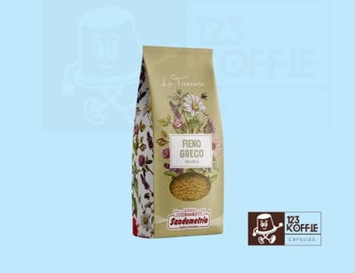 Sandemetrio La Tisaneria Fieno Greco Semi Bio – 100 g Losse Biologische Zaden voor Infusie of Decoct – Ondersteuning voor Spijsvertering