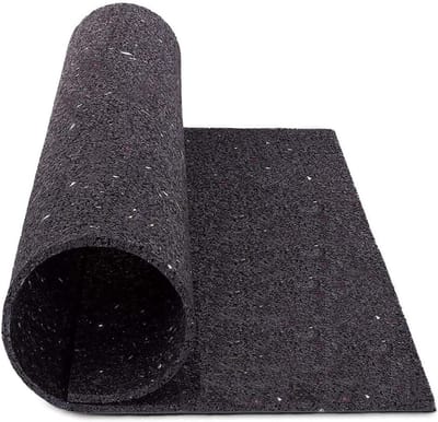 Trillingsdemper Mat - Geluidsisolatie Onderlegger - Apparaten Stabiliseren - Op Maat Te Knippen - 90 x 100 cm - Zwart