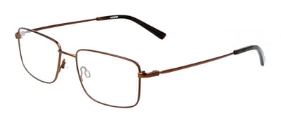 Flexon FLEXON H6052 N Matte coffee 53/17/145 MAN Brilmonturen