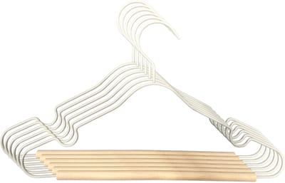 Puck Kledinghanger Metaal - Set van 6 - Clay