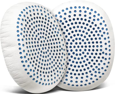 Oorkussens voor bedrade/draadloze koptelefoons, huidvriendelijk en geluidsisolerend - Wit