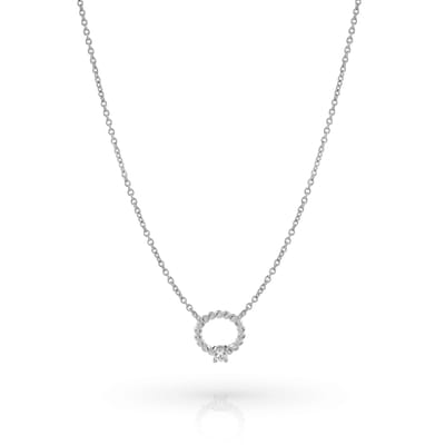 Orphelia 'Premium' Dames 925 Sterling Zilveren Set: Hanger + Oorbellen - Zilver SET-7562