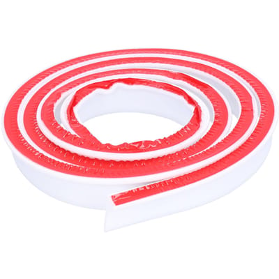 2mx15mm Waterkering Buigbare Siliconenrubber Waterkerende Damstrip voor Badkamer red