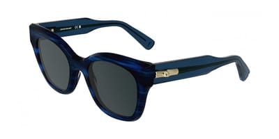 Longchamp LO791S Striped blue 51/21/140 WOMAN Zonnebrillen