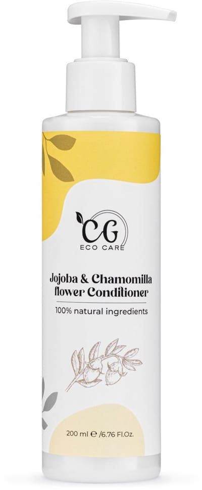 CG EcoCare Jojoba & Chamomilla Conditioner - 100% Natuurlijk – Met Jojoba & Kamille – Zonder Siliconen & Sulfaten – 200ml