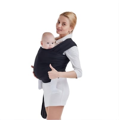 Draagdoek voor baby's en peuters — 58 x 530 cm — Geschikt voor baby's tot 15 kg — Borstvoedingsdoek — Draagbaar en eenvoudig — Babyzak — Draagdoek voor ouders — Verstelbaar — Ademend en zacht — Essentieel voor op reis met de baby