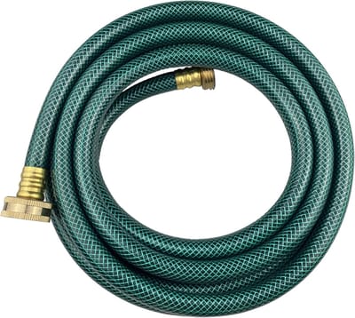 PVC Tuinslang - Groene waterslang - Buiten bewateren - Massief messing fittingen - 15 FT - Groen