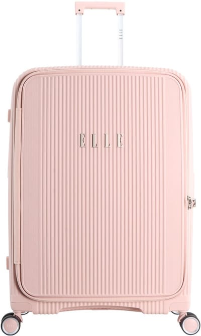 Elle Da'Vine Harde koffer / Trolley / Reiskoffer - (Large) - Roze - Roze / Large