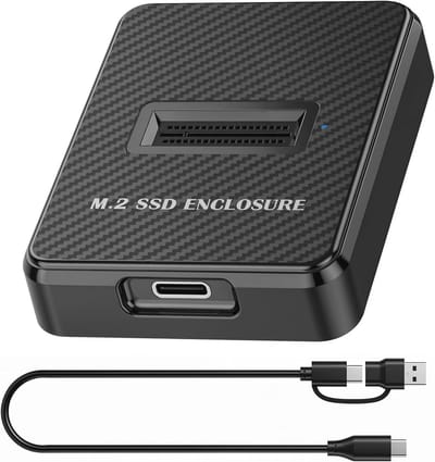 M.2 NVMe en SATA naar USB C Docking Station - Dual-Protocol M.2 naar USB C Adapter met 10Gbps