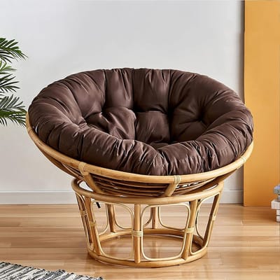 Opvouwbare Loungestoel - Schommelkussen Tuinstoel - Buiten Ontspannen - Verdikt Zacht Kussen - 70x70cm - Grijs