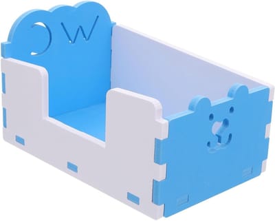 Hamstertoilet - Cavia Toilet - Hygiënische Leefruimte - Afneembaar Ontwerp - 15 x 10 x 89 cm - Wit