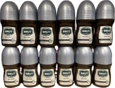 Brut deodorant roller - Musk - voordeelverpakking 12 stuks