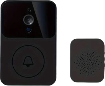 Bovista Video Deurbel - Deurspion Met Camera En Wifi - Videodeurbel - Draadloos - Deurbel (t-ring geluid) - Camera - Buiten - Zwart