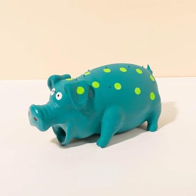 Piepend Varken Hondenspeeltje Duurzaam Rubber Varken Pieper Hond Puppy Kauwspeelgoed Latex Interactief Schattig Speeltje voor Kleine Middelgrote Grote Honden