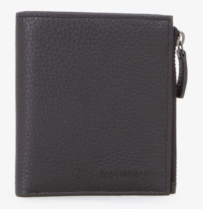 VALENTINO Leren Portemonnee Sodaro Wallet Nero Zwart