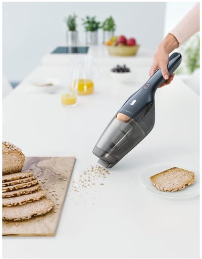 Electrolux EERC75DB 2-in-1-steelstofzuiger Batterij/Accu Droog Cyclonisch Zakloos 0,42 l Blauw 1,5 Ah