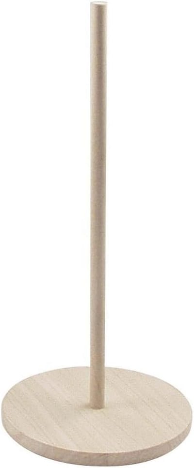 Houten standaard voor piepschuim torso 16 cm - Creatieve knutselmateriaal
