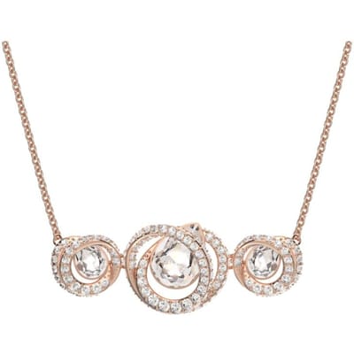 Collier Swarovski Generation Rose Doré Ton Cristal pour Femme 5636589 Box (Random Color) white