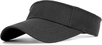 Zonneklep - Zwart | Katoen/Acryl | 56-58 cm | Fashion Favorite
