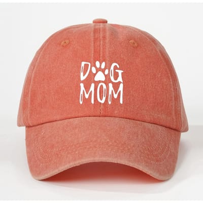 Casquettes de baseball imprimées pour mamans de chiens en plusieurs couleurs, cadeaux optionnels pour les amoureux des chiens, protection solaire extérieure et voyage Adjustable brown