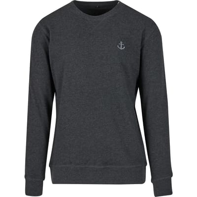 Mister Tee - Anchor Sign EMB Light Crewneck sweater/trui - XS - Grijs