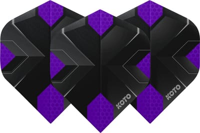 KOTO ZIZ-X NO2 Purple - Dart Flights