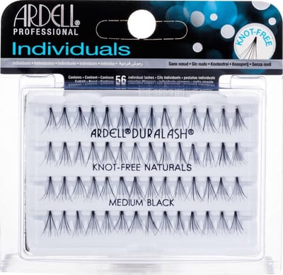 Ardell - Duralash Naturals Individual Lashes Medium - Black - Natuurlijke Individuele Nepwimpers - Zwart