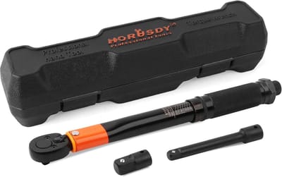 5-25 Nm momentsleutel 1/4 inch met adapters