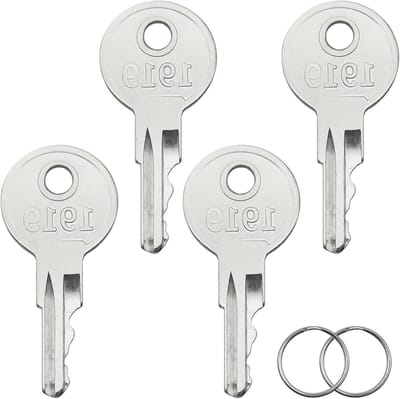 4 Stuks Golfkar Sleutels en Sleutelhangers, Geschikt voor Diverse Golfkarren en Onderhoudsaccessoires