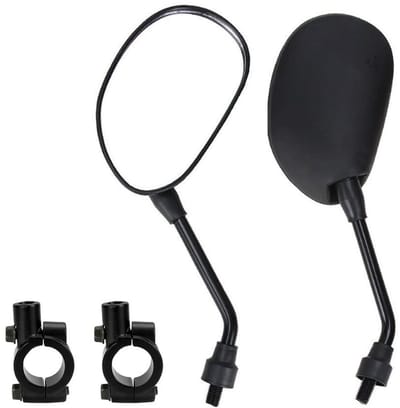Dailygoods- Achteruitkijkspiegel 360 Graden - Motorfiets Spiegel - Aluminium Stuurspiegel - 7/8 Inch Montage - Antiglare - Schokbestendig - Motorspiegel
