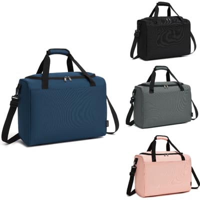 Kono Cabinekoffer voor Ryanair & Airlines (40x30x20 cm) - 25L handbagage als weekendtas voor DAMES & HEREN Roze