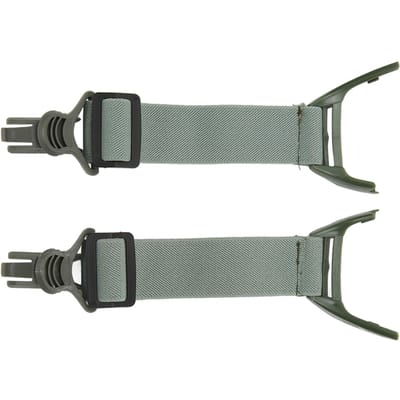 2 Pièces Sangle de Lunettes de Chasse Extensible Confortable Bande Élastique pour Lunettes de Chasse pour Rail Rapide Vert gray