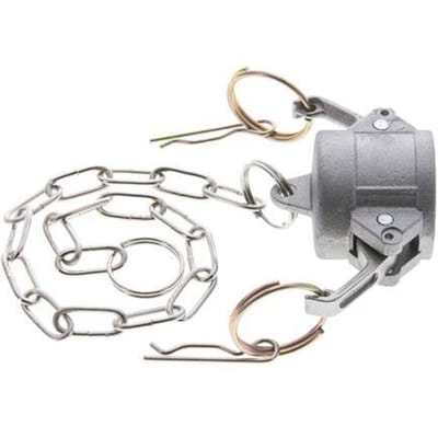 Camlock DN 25 (1'') Koppeling AluminiumEnd Cap Type DC MIL-C-27487