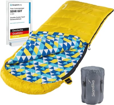 Luxe Koppelbare Dubbele Slaapzak voor 3 Seizoenen - Perfect voor Outdoor Camping, Tot -20°C, 220 x 80 cm / 220 x 160 cm