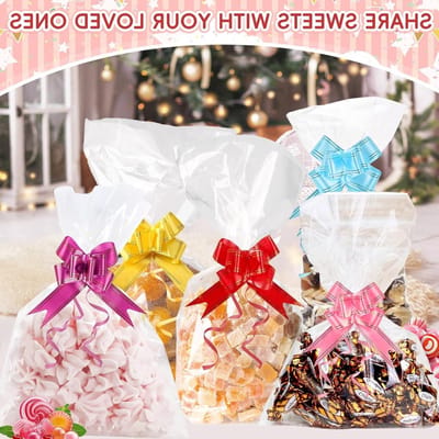 Grote Transparante Cellofaan Tassen - 20 Stuks - 50 x 60 cm - Perfect voor Cadeaus, Bloemen en Bruiloften