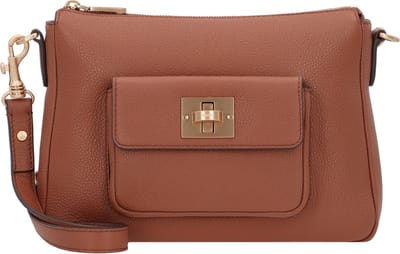 JOOP! Leren Schoudertas Carino Jasmina Shoulderbag Cognac Bruine