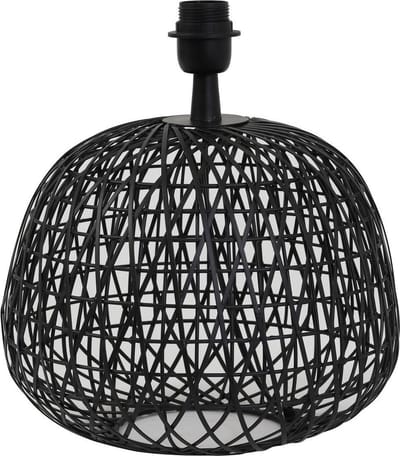Light & Living Lampvoet Alwina - Zwart - Ø32cm - Modern - Woonkamer - Slaapkamer