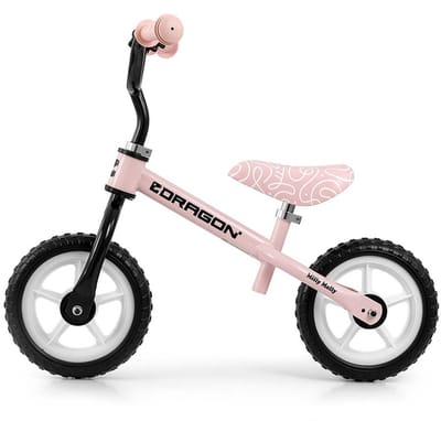 Milly Mally Dragon loopfiets roze 10 inch - Kinderloopfiets