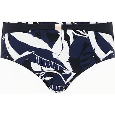 Femilet Sw Bo. Full Brief Std High W. Dark Flowers Maat: 46 | Bikini's Outlet | Dames | Goud