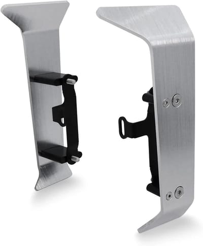 Motorfiets Radiator Cover - Zijpanelen Kuip - Motor Beschermen - Sportieve Stijl - 1 Paar - Zwart