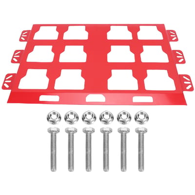 Montageplaat voor Gereedschapopslag en Organisatie Systeem Metalen Basis Vervanging voor Milwaukee Packout Gereedschapskisten Red