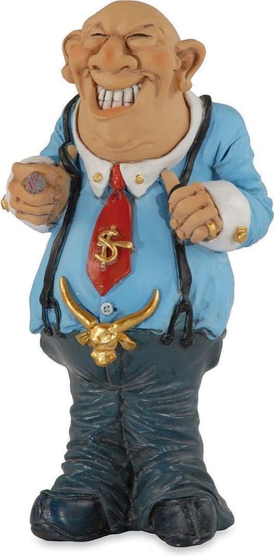 Grappige beroepen beeldje manager de komische wereld van karikatuur beeldjes – komische beeldjes – geschenk voor – cadeau -gift -verjaardag cadeau