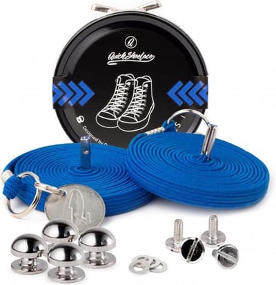 Quickshoelaces - casuel blauw