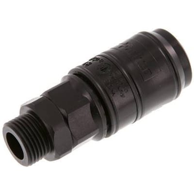 POM DN 7.2 Koppeling Snelkoppeling G 3/8 inch Buitendraad