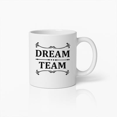 Dream Team Motivatie Koffiemok – Perfect Cadeau voor Teams en Collega’s