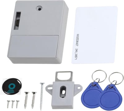 Elektronisch Kastslot - Magnetische Vergrendeling - Kinderbeveiliging - Zonder Boren Installatie - 12.4 x 5.5 x 7.7 cm - Wit