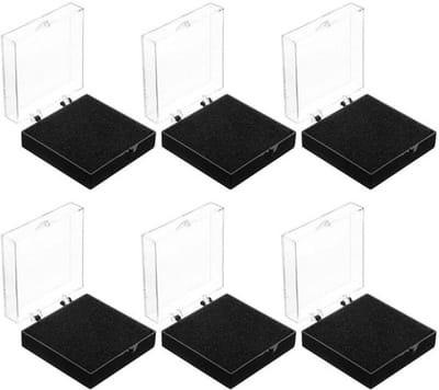 Golden crown - Transparante Sieradenkistjes - Set van 6 Vitrines