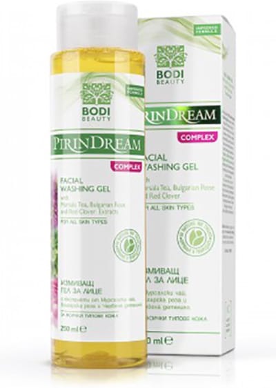 Biologische gezichtsreinigingsgel met rozen water 250ml
