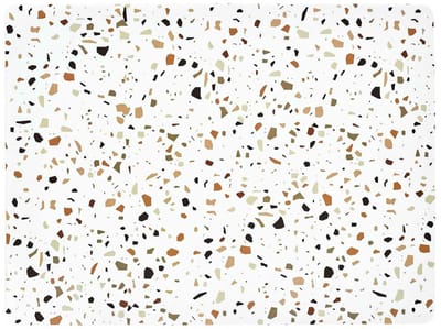 HowHomely NEPO Serie - Terrazzo Tafelmat - 40x30 cm - Modern Design - Gemakkelijk te Reinigen